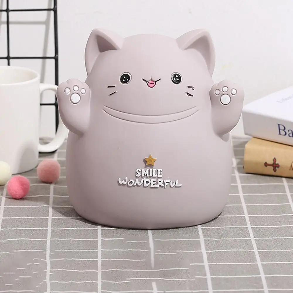 

Creative Large Capacity Cat Piggy Bank Anti-fall Fall resistant Dog Saving Box Cartoon Desktop Animal Ornaments Birthday