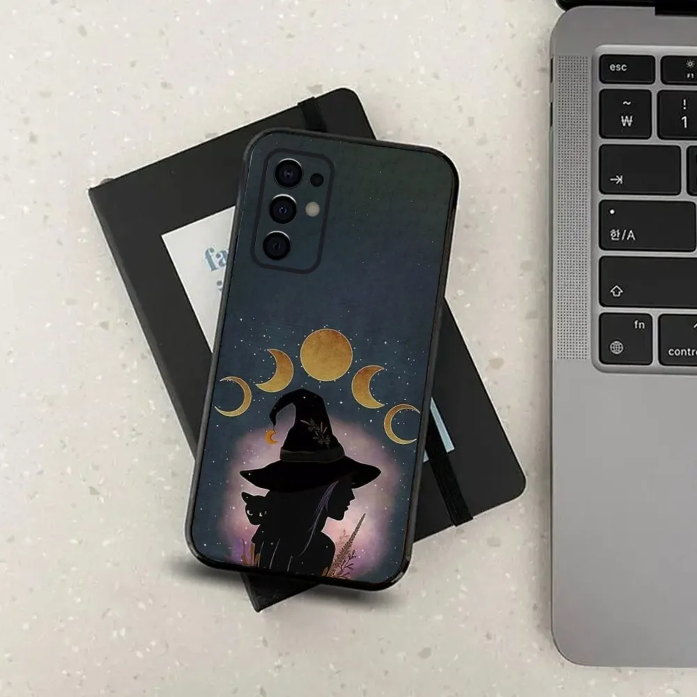 Witches moon Tarot Mystery Totem Etui na telefon Samsung S24,S21,S22,S23,S30,Ultra,S20,Plus,Fe,Lite,Note,10,9,5G Black Soft Cover — zdjęcie 5