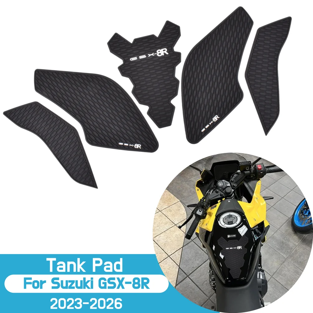

For Suzuki GSX-8R GSX 8R 2023-2026 2025 GSX8R Side Tank Pad Oil Gas Fuel Protector Cover Sticker Decal Motorcycle Accessories