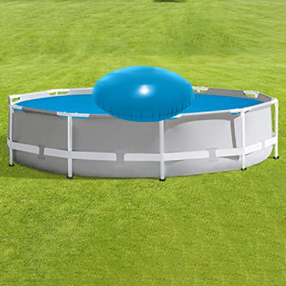 Almohada inflable para piscina de almacenamiento al aire libre, cuidado de piscina al aire libre, cuerda de montaje de 3 metros incluida, condiciones de invierno duras