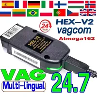 2025 VCDS 24.7 VAG Scanner Tool Cable OBD2 Diagnostic Multi-Language HEX V2 Wesheu VCDS VAG COM For Audi SKODA VW Car