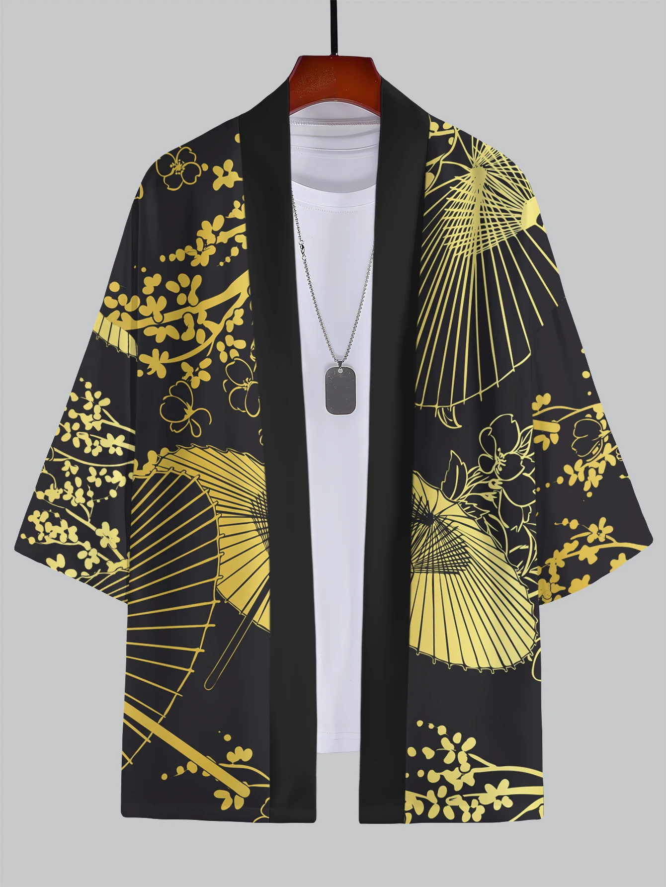 2025 New Summer Men's 3D Kimono Bundle - Cultural & Aesthetic Patterns
