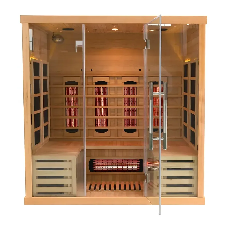 Canadian Hemlock Indoor Solid Wood Infrared Sauna