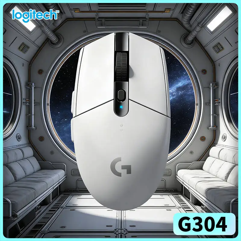 

Logitech G304 LIGHTSPEED Wireless Gaming Mouse 12000 DPI HERO Sensor 1ms Latency 250hr Battery Stable Grip Desktop Users