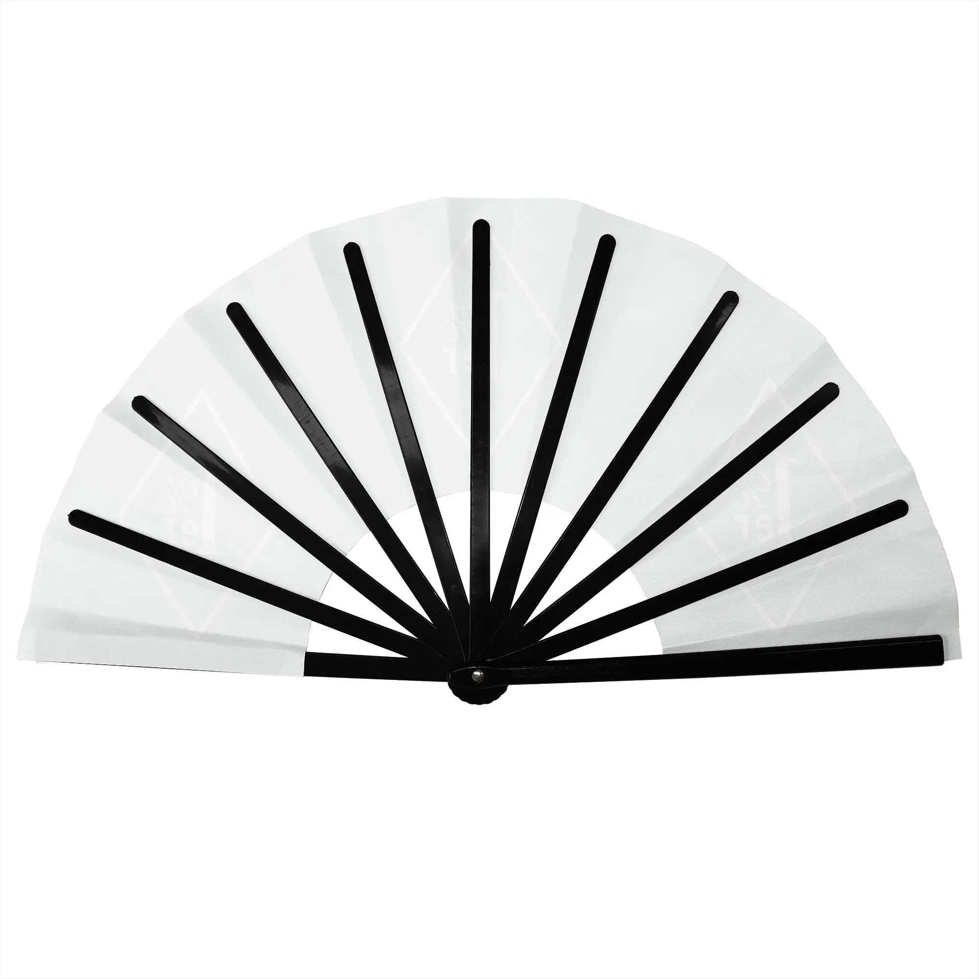 1% One Logo Hand Fan Promotional Gift Event Souvenir Percent Durable Folding Fans Creative Bulk Pack Fan