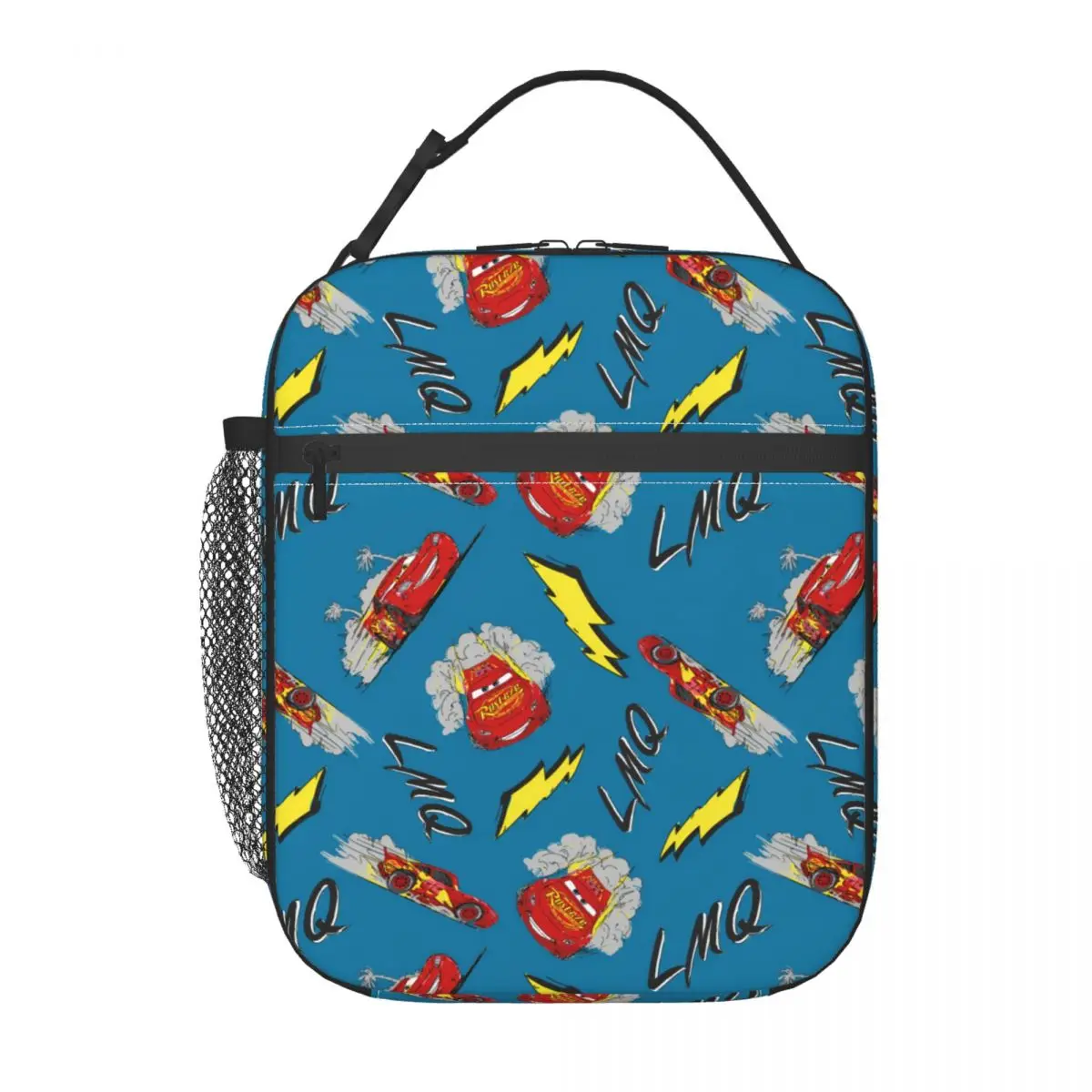 

Lightnings Anime McQueens Resuable Lunch Box Leakproof Cartoon Racing Car Thermal Cooler Food Insulated Lunch Bag School Student