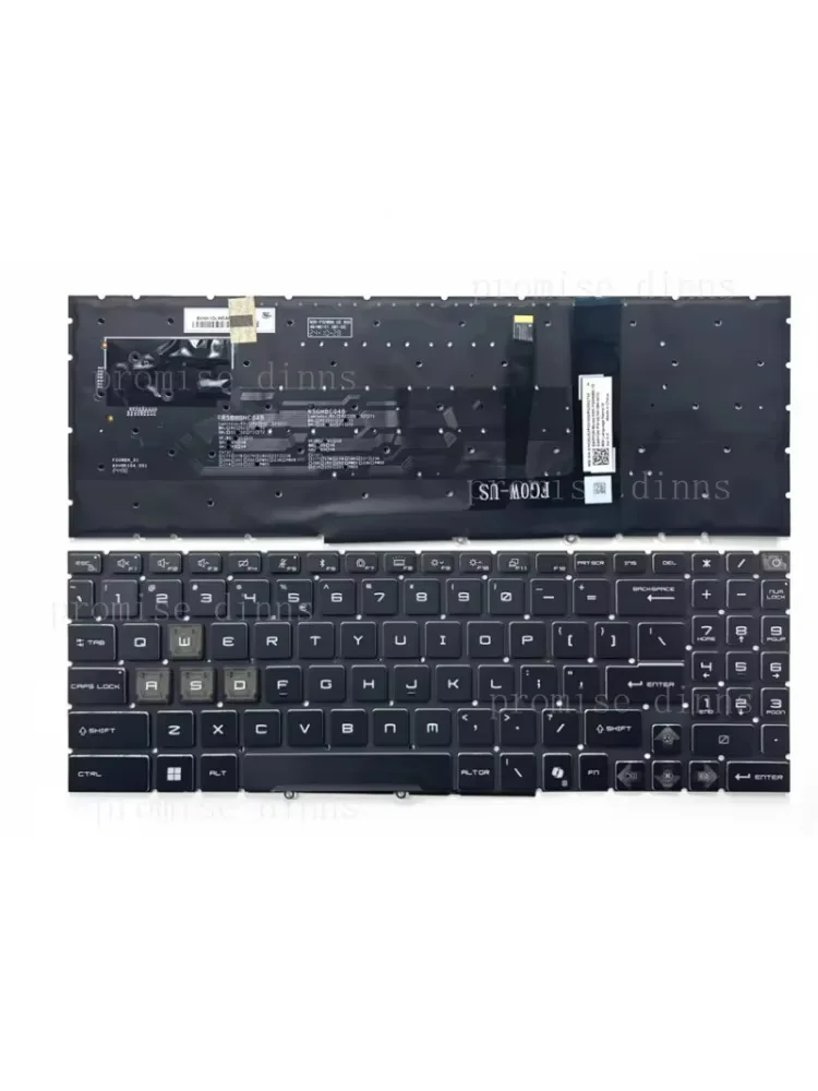 M   for MSI Pulse 16 17 AI C1VEKG C1VFKG C1VGKG MS-15P3 MS-17T3 Keyboard US Backlit