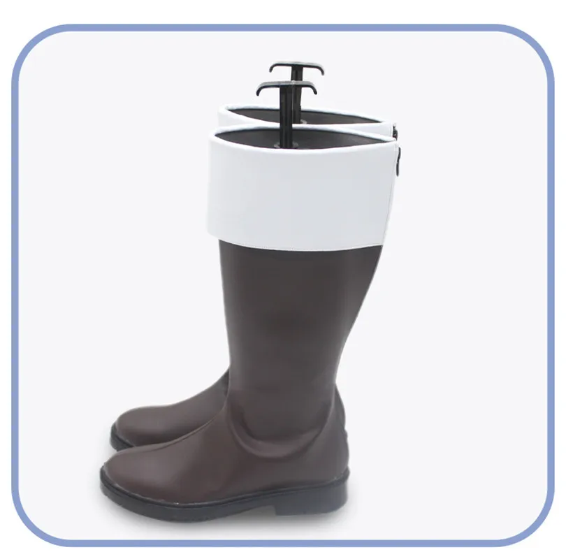 Hetalia Axis Powers Allemagne Ludwig Cosplay Costume Chaussures Anime Carnaval Fête Halloween Bottes Faux Cuir Bottes
