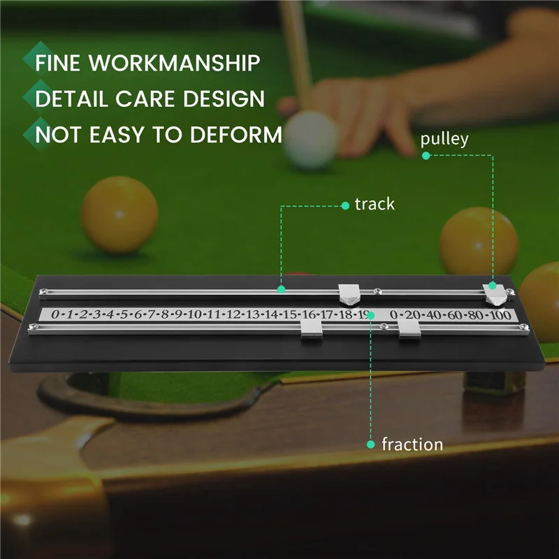 B06C-لوحة النتائج السنوكر كاملة مع النتائج/القضبان والمؤشرات لعشاق البلياردو لعبة السنوكر حارس النتيجة البلياردو