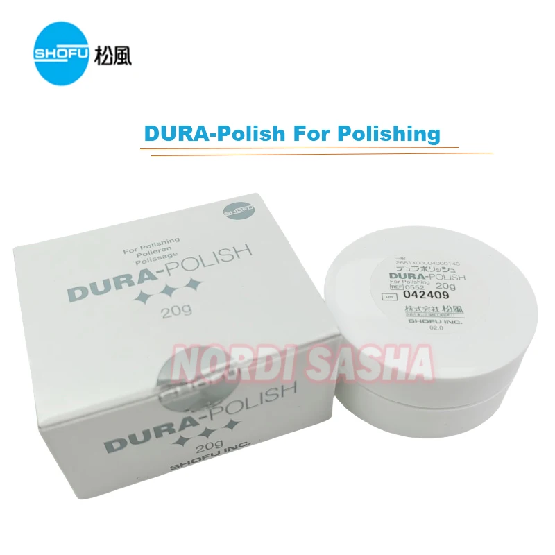 20g/Box SHOFU DURA Polish DIA Aluminum Oxide Polishing Paste Dental Polishing Paste Fine&Unfine Polishing