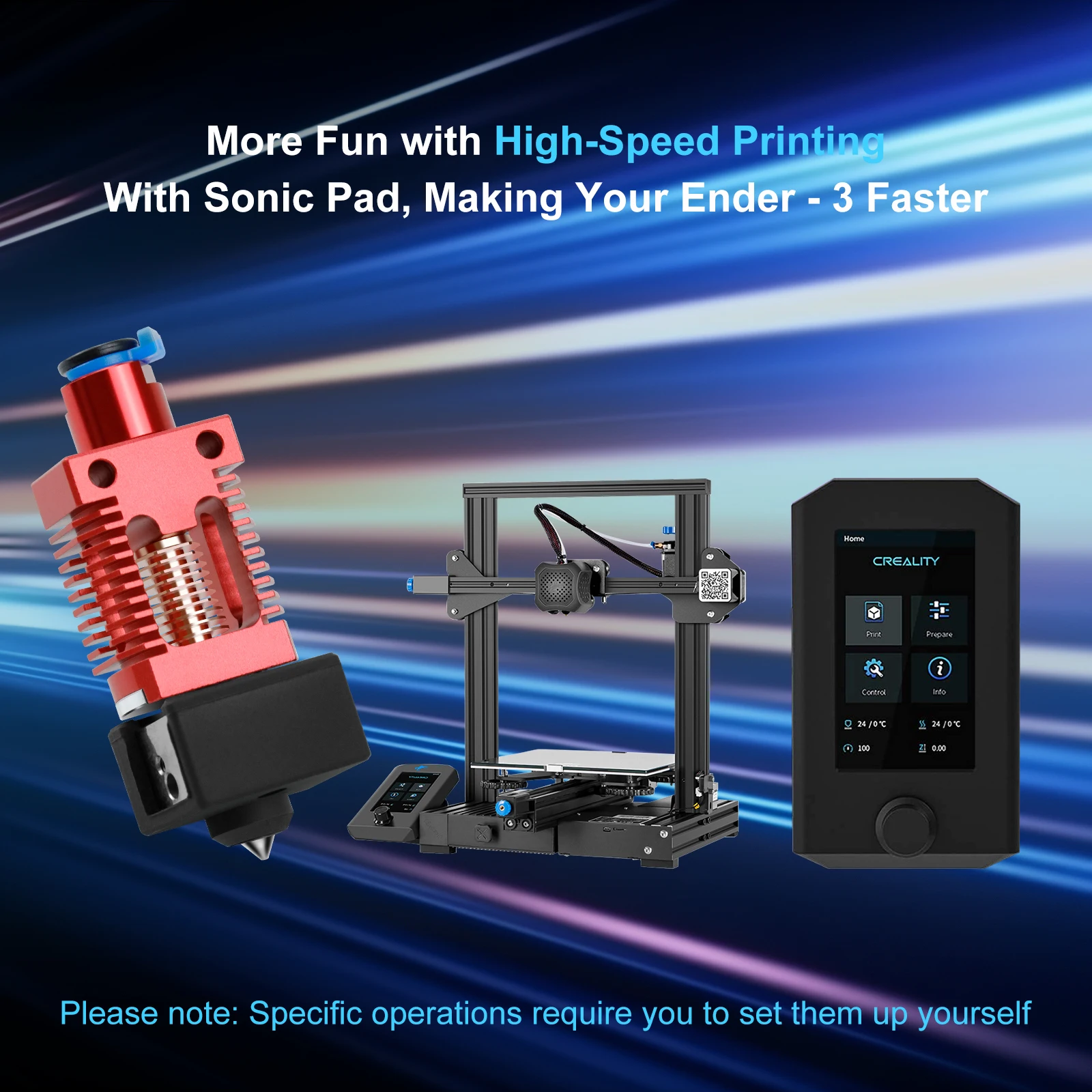 Red Lizard V3 Pro Hotend-Kit Neues Verbessertes 3D-Drucker-Düsen-Set für Creality Ender 3 Pro/Ender 5 Plus/Voron Custom – Detail 6