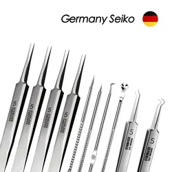 Agujas de eliminación de espinillas y acné, Kit de acero inoxidable, limpiador de puntos negros, herramienta de salón de belleza