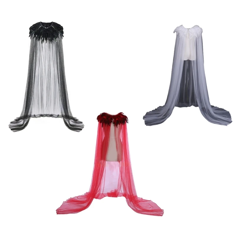 Kobiety mężczyźni Halloween Cape przebranie na karnawał przebranie Party czarodziej czarownica płaszcz stroje ubioru