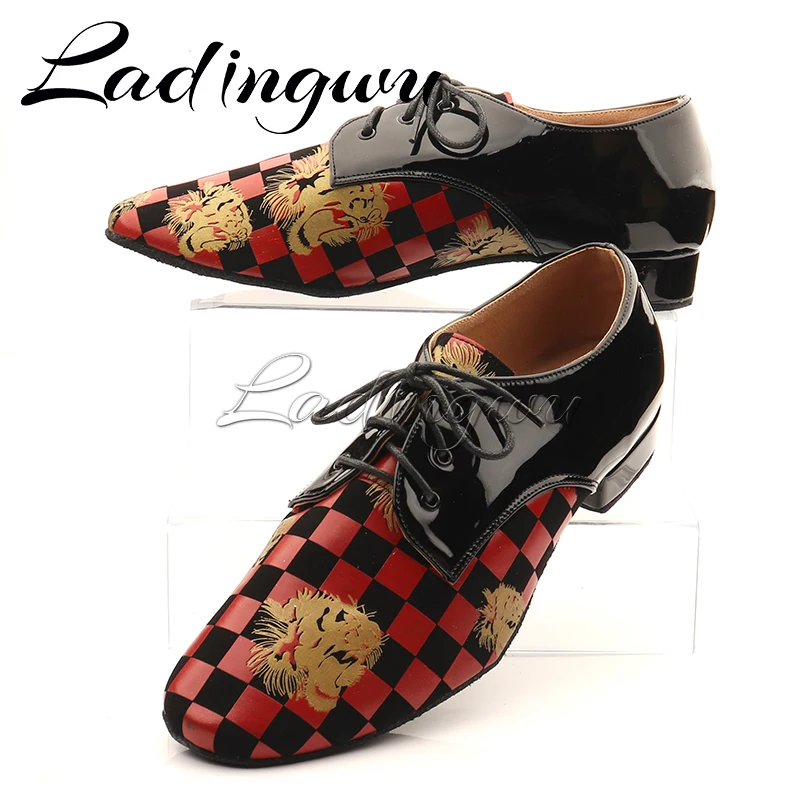 New Ballroom Latin Dance Shoes Men Jazz Shoes Sneakers for Men Low Heel Professional or Practice Dancing Shoes Large Size 38-50