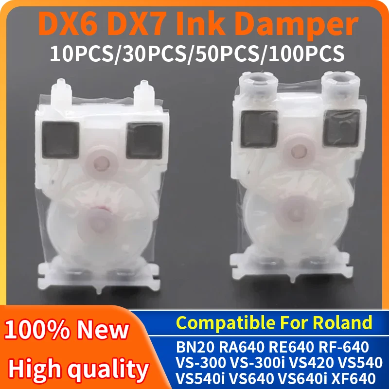 10/30/50/100PC Dumper for Roland Printers BN20 RA640 RE640 RF-640 VS-300 VS-300i VS420 VS540 VS540i VS640 XF640 XR640 Ink Damper
