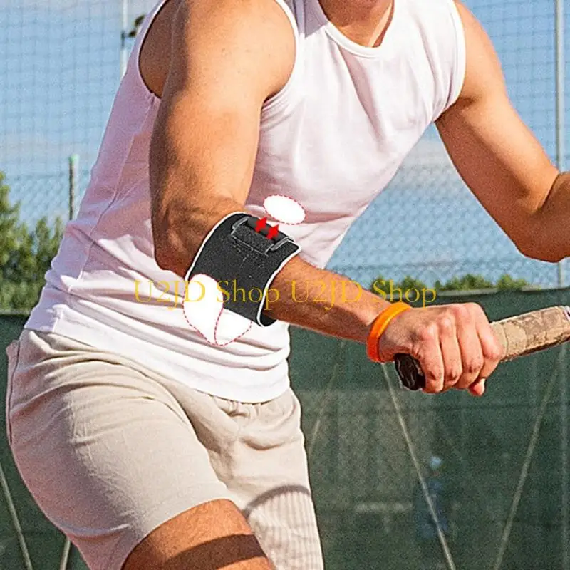 U2JD Ventilated Elastic Elbow Sleeve Enhanceds Grip For Highly Intensitys Workouts Mobilitys Aid