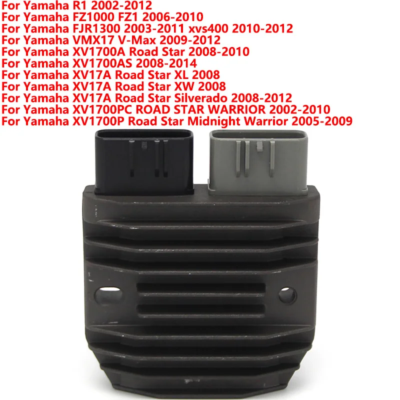 Voltage Regulator Rectifier For Yamaha 5JW-81960-00 R1 FZ1000 FZ1 VMX17 V-Max XV1700AS XV17A Road Star Silverado XL XW