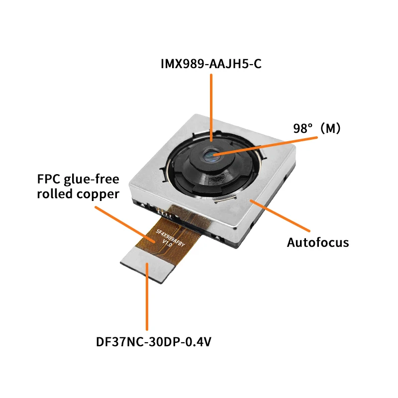 Módulo de sensor de imagen de cámara OEM de 1 pulgada Módulo de cámara de bricolaje personalizado IMX989 para teléfono móvil