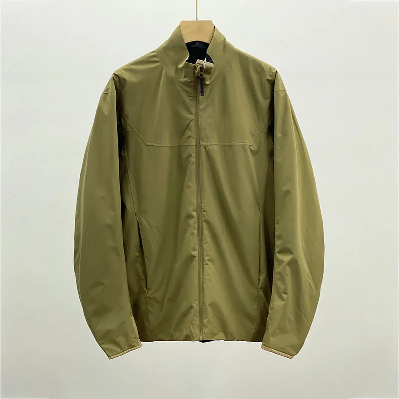 

Уличная куртка с воротником-стойкой в стиле PATA для альпинизма, езды на велосипеде, спорта, рыбалки, модного кемпинга, ветрозащитная мужская повседневная куртка