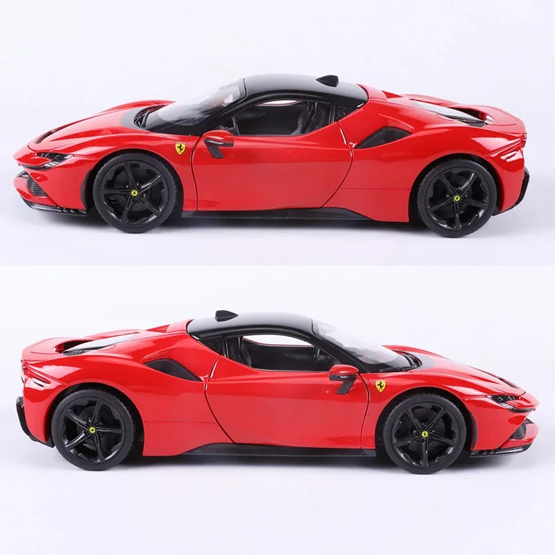 Модель автомобиля-паука Ferrari Sf90 в масштабе 1:18