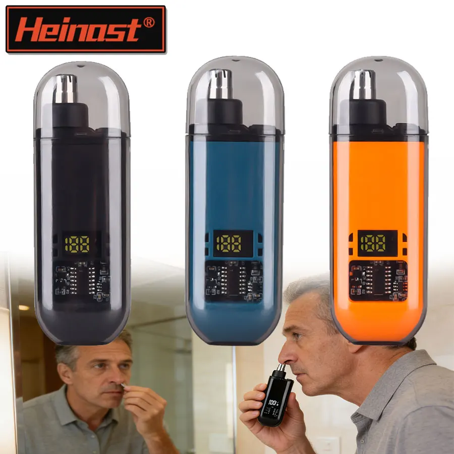 

Портативный триммер для волос в носу, мини-триммер для носа, мини-триммер для волос в носу и ушах, триммер для носа, перезаряжаемый триммер 2-в-1 унисекс