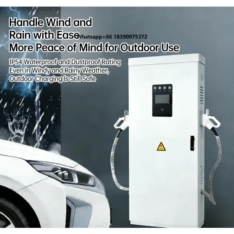 120kW DC Fast Charging Piles CCS 1/CCS 2/GB/T Commercial and Industrial DC Electric Vehicle Charging Stations