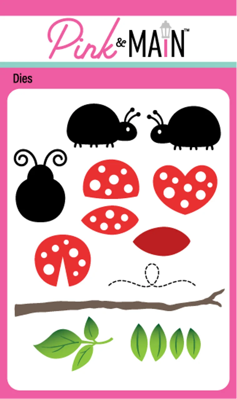 

2025 Summer Ladybug Branch Metal Cutting Dies DIY Making Gift Card Scrapbook Embossed Paper Craft Supplies Template Decoration