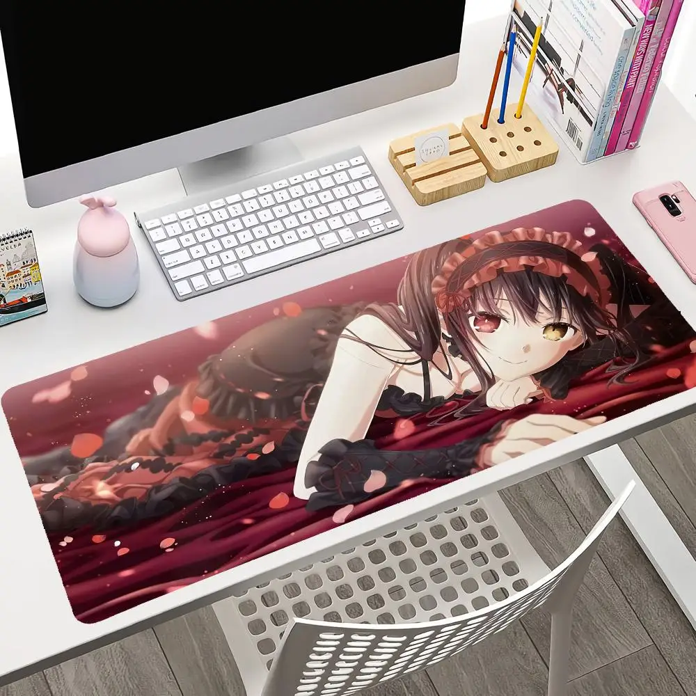 Date A Live Tokisaki Kurumi Mousepad Large Gaming Mouse Pad LockEdge Thickened Computer Keyboard Table Desk Mat