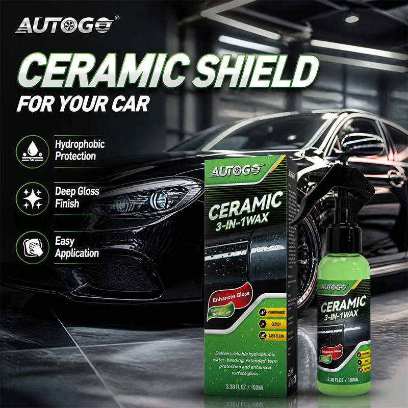 Car Wax Ceramic Coating - AUTOGO Spray de Cera Cerâmica 100ml