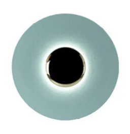 Light Luxury Post-modern Designer Porch Decoration Round Background Wall Personalized Flying Saucer Wall Lamp