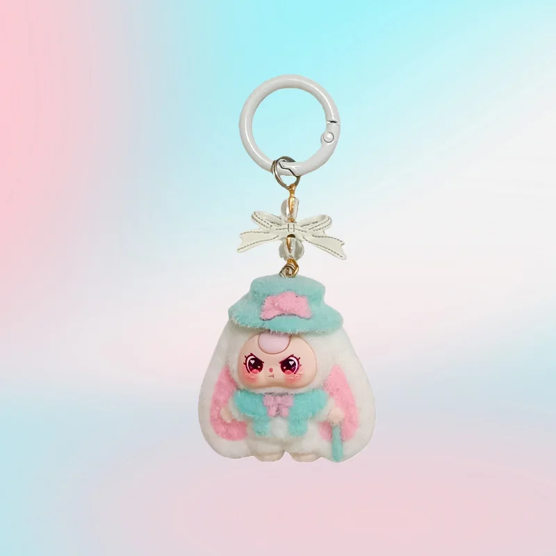 أفخم الطفل المفاتيح قلادة Bowknot حقيبة معلقة معلقة للهاتف المحمول ديكور سحر كيرينغ سيارة على ظهره ديكور هدية #5