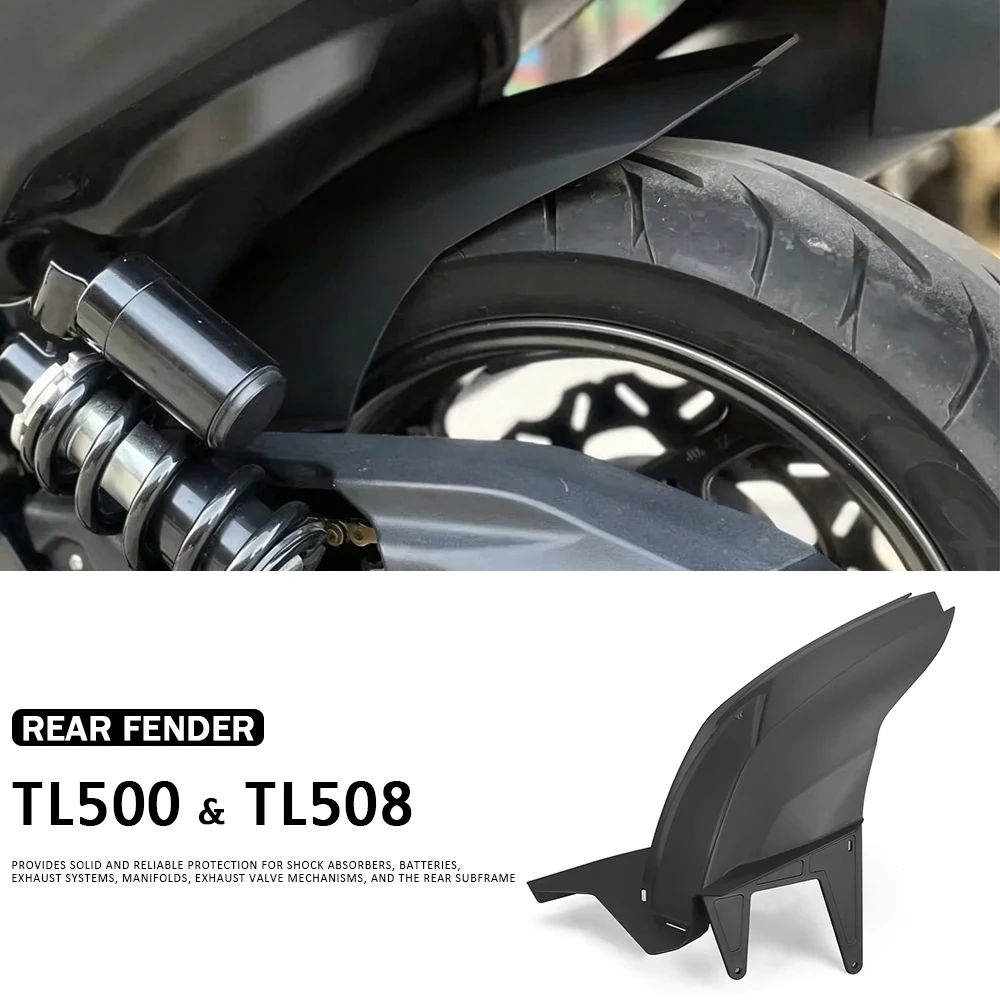 For SYM Maxsym TL500 TL508 TL 500 508 2020-2025 New Motorcycle Rear Fender Extender Mudguard Splash Guard Cover Accessories