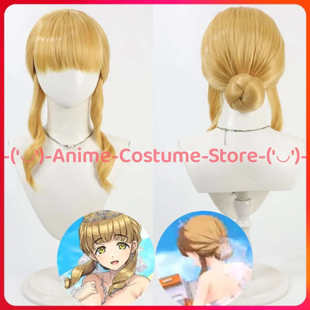 

Surging Dolphin Saito Shie Cosplay Wig Swimsuit Style Anime Game Character Halloween Carnival Party Costume Wigs Synthetic Hair