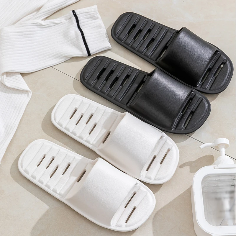 Foldable Travel Slippers Female Portable Travel Non-slip Swimming Male Business Trip Hotel Slippers Shower Indoor Slides