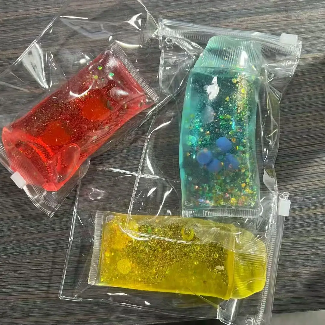 Neuartige Quetschbare Gesichtsreiniger-Fidget-Spielzeuge, Plastische Zahnpasta-ASMR-Quetschspielzeuge zur Angstlinderung für Erwachsene, Anti-Stress-Geschenke