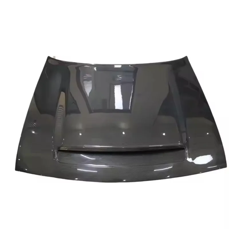 

Tom AutoHigh Quality OEM style Carbon Fiber Engine Cover Hood for Dodge Challenger Carbon Fiber Bonnet Perfect Fitment