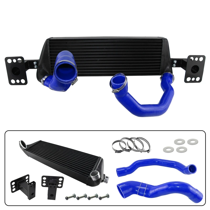 Intercooler kit High-performance Competition For Fiat 500 Abarth 1.4 Turbo 99 KW/135 PS 2008+ Black/Red/Blue