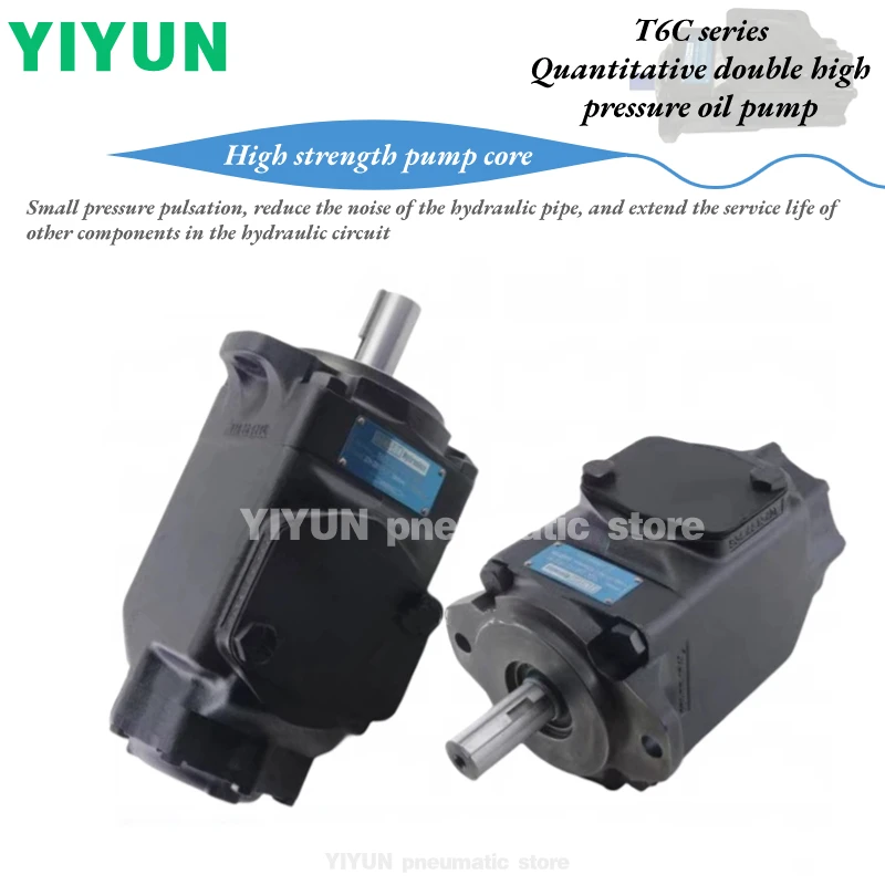 

T6C-014-2R01-B1, T6C-008,006,005,003-1R00-B1, T6DC-050-003-2R00-B1, Количественный двойной масляный насос высокого давления, серия T6C
