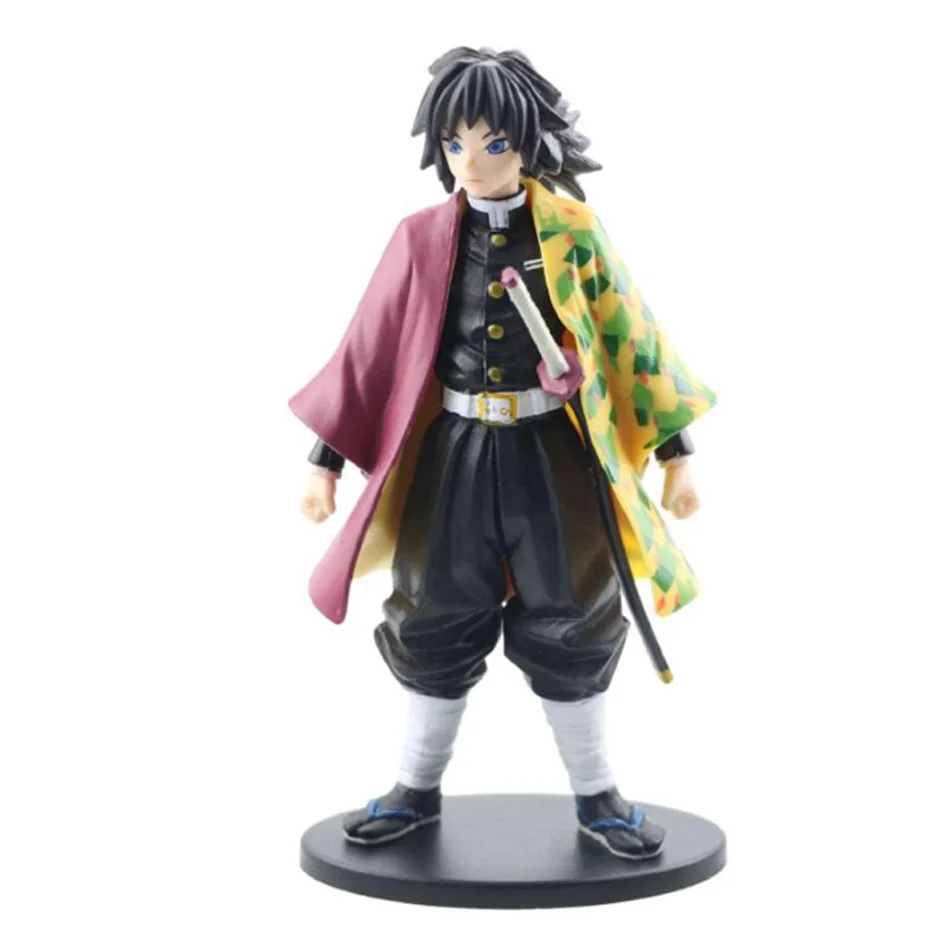 Anime 16cm demon slayer figura kamado tanjirou nezuko figuras de ação pvc modelo brinquedos zenitsu estatueta inosuke kimetsu não yaiba
