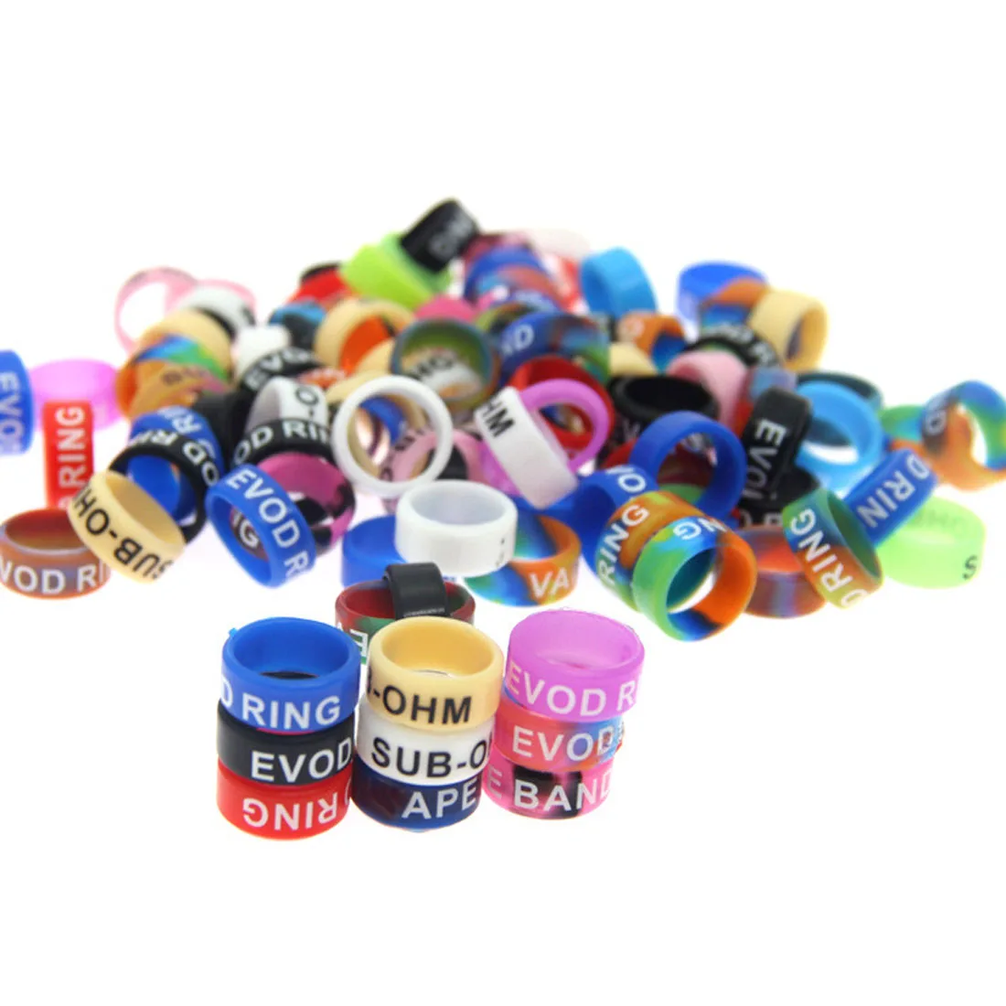 Silicone Rubber Decorative Band For Coffee Machine Nozzle Scraper Kitchen Appliance Handle DIY Tool Butterfly Knife Rod Handle