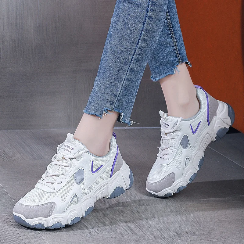 Casual Fashion Thick Bottom Sport Shoes for Women Outdoor Athletic Walking for Male Luxury Brand Natural Leather Casual Sneakers