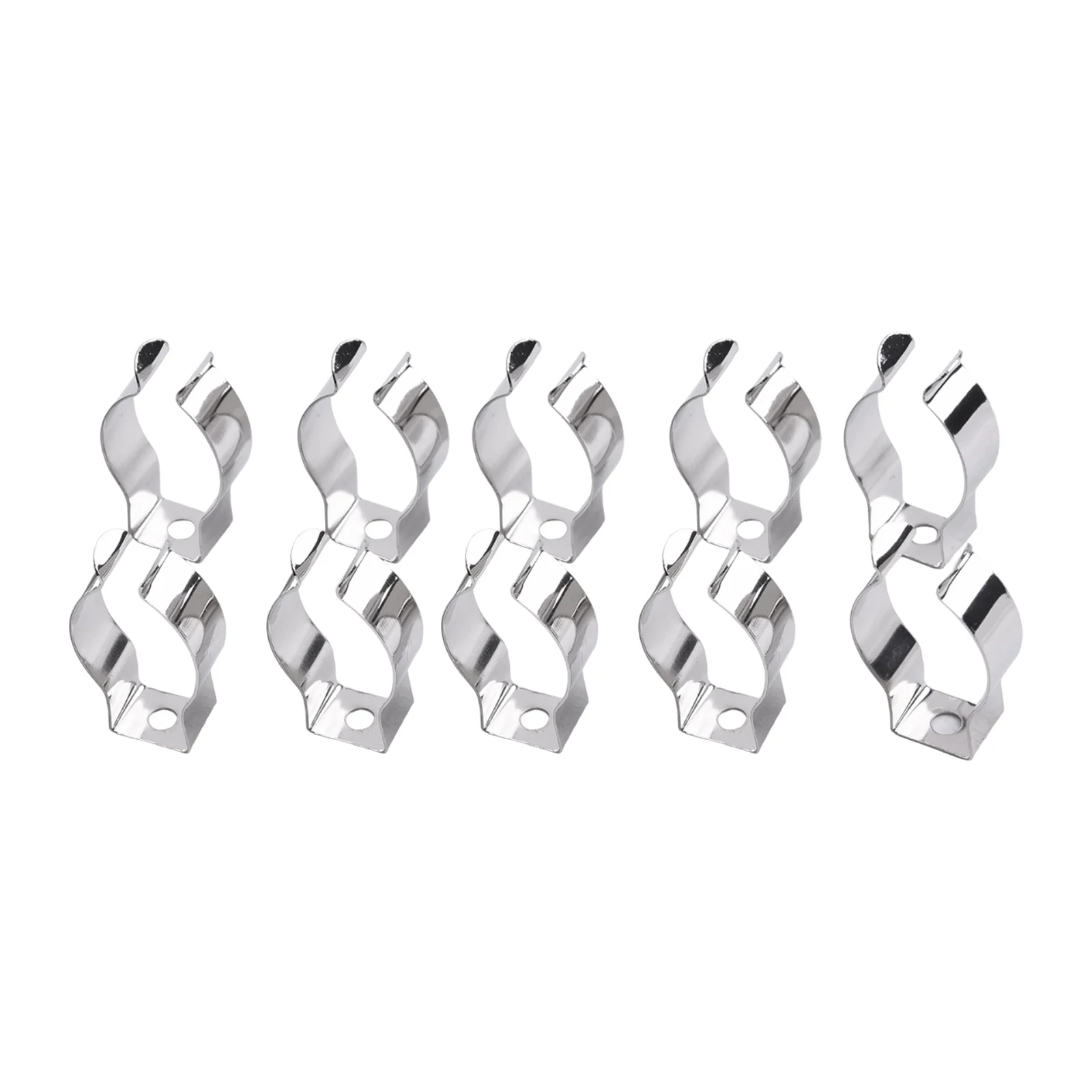 Used To Clamp Pipes Terry Clips Terry Clips 10 Pieces For Cabinets For Storage Stainless Steel Storage Rack New
