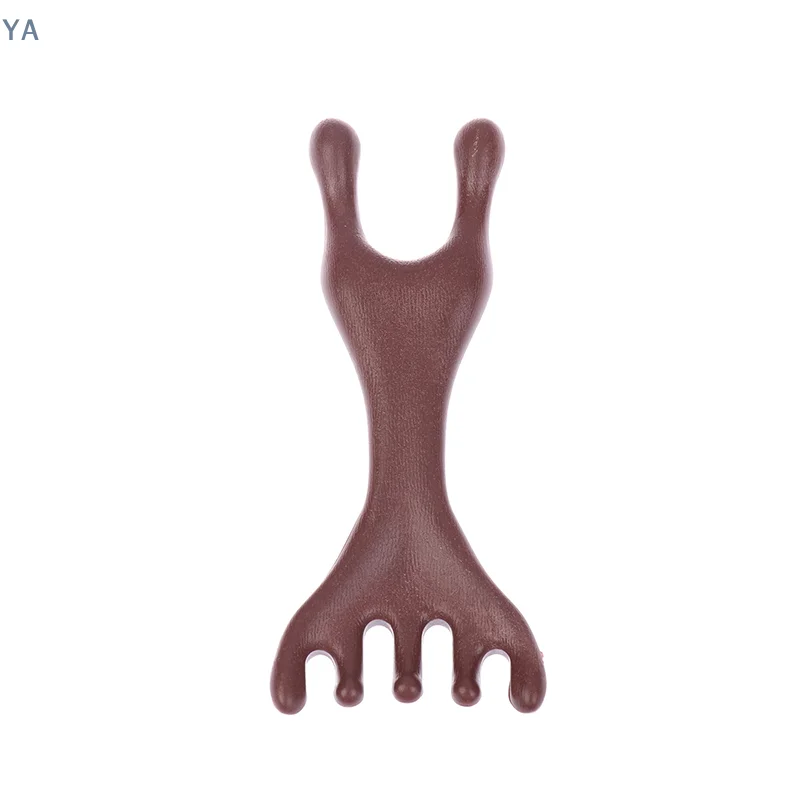 [YA]1Pc Wood Body Meridian Massage Wide Tooth Comb Face Eye Shoulder Neck Comb Acupuncture Therapy Blood Circulation Guasha Tool