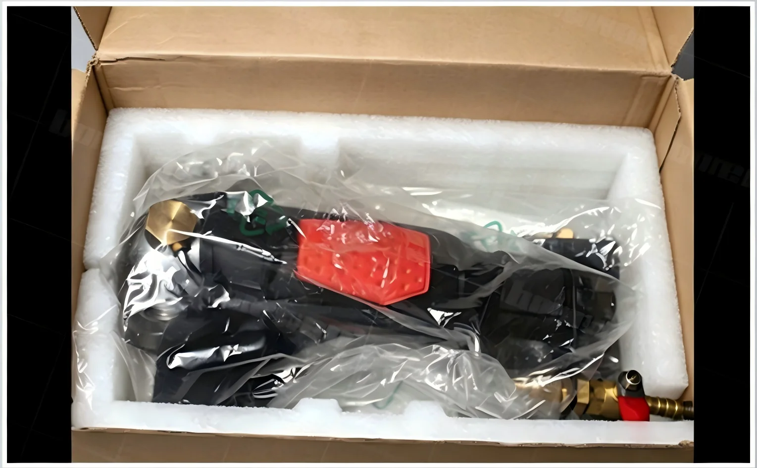 Wet Air Angle Grinder 5 Inch 125mm Water Filled Pneumatic Grinder for Marble Granite Stone Cutting Polishing Machine