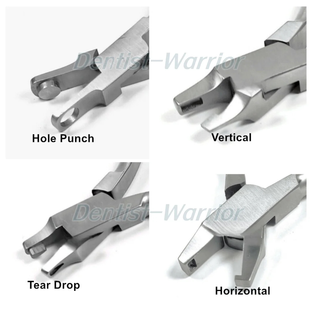Dental Thermal Forming Plier Punch Vertical Level Tear Drop Cutter Aligner Invisable Plier Dental Orthodontic Tools