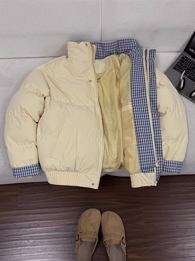 الأمريكية Sle الرجال Thiened الوقوف طوق القطن Jaet الخريف Faion العلامة التجارية المرقعة الدافئة الخبز القطن معطف الشباب الاتجاه #5