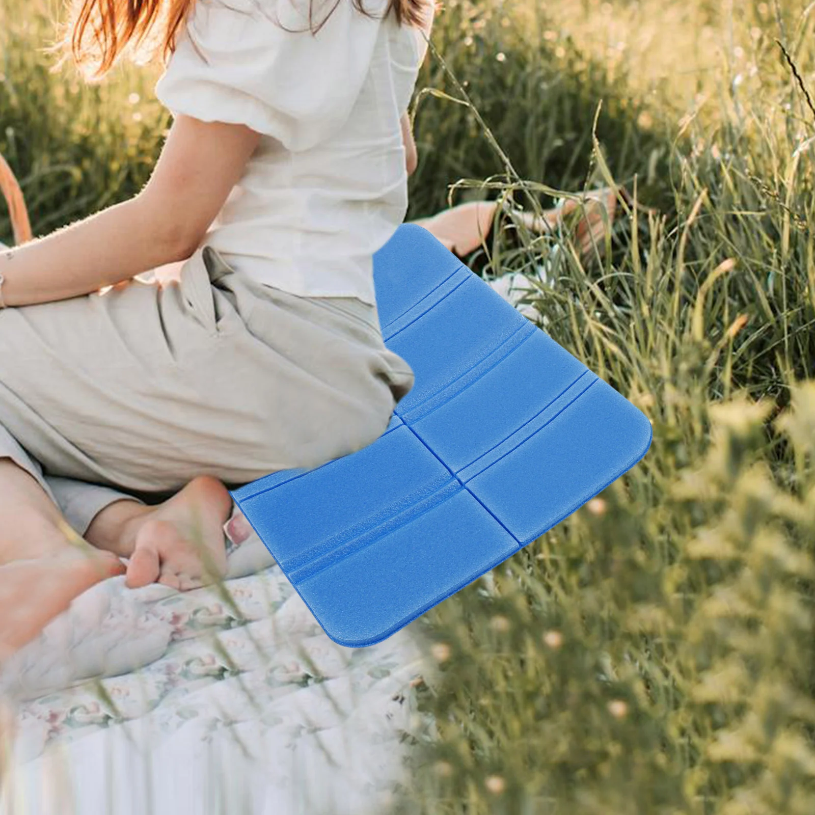 

8pcs Outdoor Cushion XPE Material Foldable Lightweight Durable Waterproof Picnic Mat Camping Pad Trekking Seat Mattress