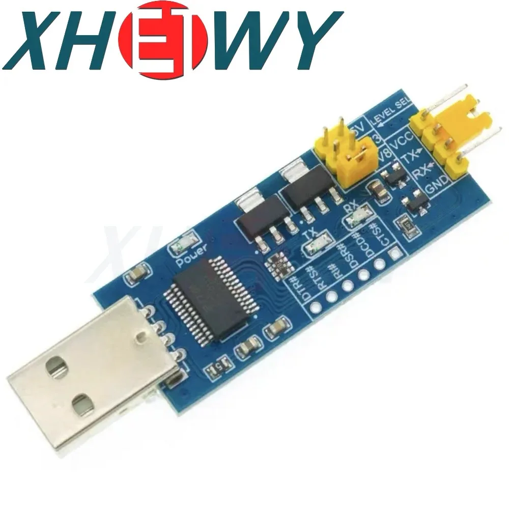 USB pequeno para porta serial ttl, 5v/3.3v/1.8v, 1pcs, download de nível e queima do módulo ft232rl cabo