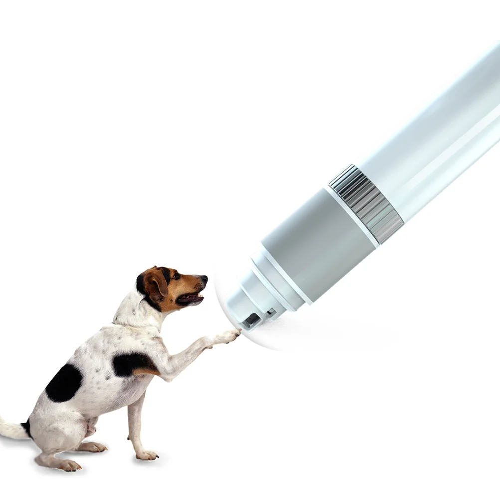 

1Pcs Pet Nail Clipper Ergonomic Silicone Handle Safe Silent Design Pet Nail Grinder Portable Trimmer for Dog Cat