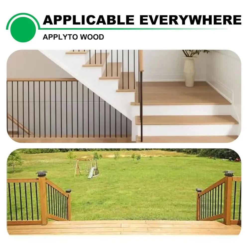 36-Inch Black Aluminum Square Deck Balusters, 3/4 Thick, 60 Pack for Railing and Staircase Support